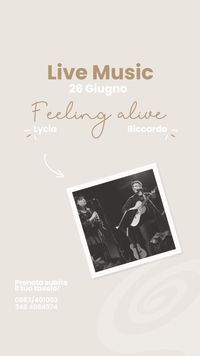 Feeling Alive Acoustic Duo