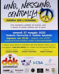 Riccardo Lorusso in ANDRIA for UKRAINA: UNO, NESSUNO E CENTOMILA