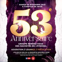 53e anniversaire de Rendez-vous des Rachetés de de l’Eternel