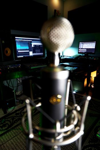 Recording studio interior for Room Four Productions
