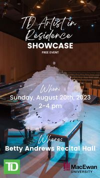 TD Artist in Residence Showcase