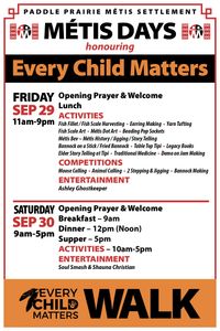 Paddle Prairie Culture Days