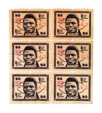 The famous James Brown stamps
