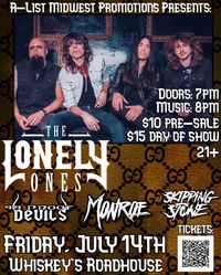 The Lonely Ones / 99 proof devils / Monroe /  Skipping Stone