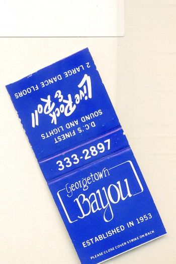 The Bayou Live Rock & Roll (Billy Rogers played there in 1981
