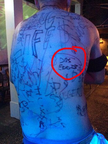 Sharpie Dressed Man -Reel Cafe Wiilmington, NC
