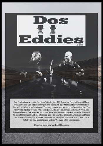 About Us Poster - www.DosEddies.com
