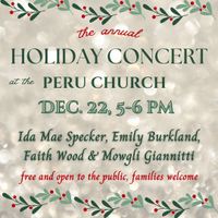 Ida Mae Specker & Friends ANNUAL HOLIDAY CONCERT