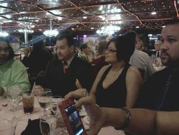 Having Dinner Aboard the Carnival Fascination 2012
