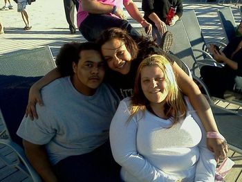 Nick, Asia and Kila supporing Unity Quartet Aboard Carnival Fascination 2012

