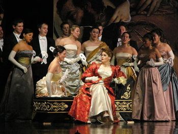 Erika Buchholz as Second Woman, left of center
