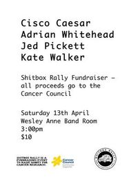 Shitbox Rally cancer council fundraiser
