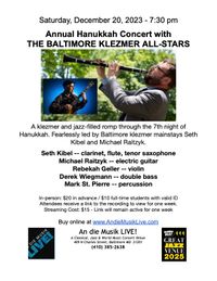 The Baltimore Klezmer All-Stars Annual Hanukkah Concert