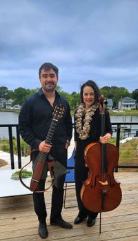 TIdewater Cello & Guitar Duo, Rebecca Gilmore & Tom Clippinger 