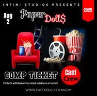PAPER DOLL$ ADULT CAST COMP Private Screening Ticket