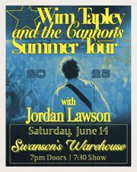 Wim Tapley and The Cannons Summer Tour with Jordan Lawson