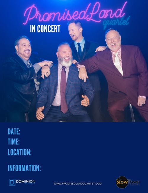 PromisedLand Quartet Concert Poster