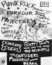 Punk Rock Parkour Projectiles at The Maine Warrior Gym