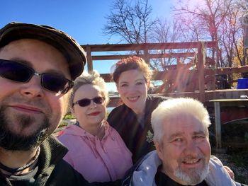 In His Rest Retreat, in Dauphin, MB, with our generous hosts, Betty & Gary.
