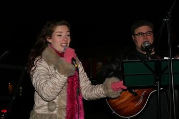 "Jingle Bells," with Gerald's signature funky guitar style
