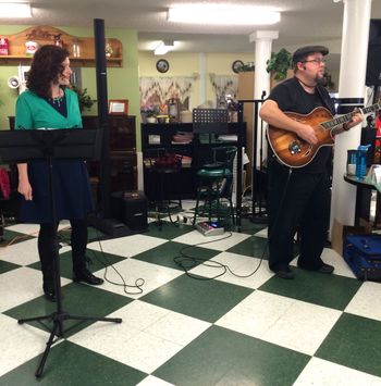 Singing 'Every Church Is A Small Town' in Barrhead, AB
