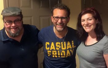 Look who joined us in the studio this week: So excited to have Kevin Pauls on our new CD! Can't wait for you all to hear Kevin's awesome tenor notes on "Crown Him Lord of All"

