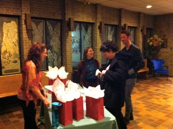 We were thrilled that lots of band and choir members came to the concert!
