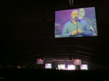 Brian Doerkson leading a wonderful and inspiring time of worship!
