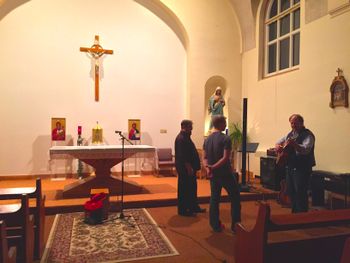 Post-concert at St. Therese Institute.
