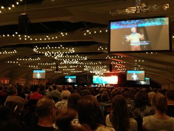 Four times over the weekend, the entire conference gathered for inspiring worship and thought-provoking messages. Opening night message by the amazing John Ortberg
