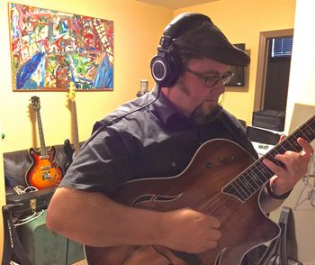 Tracking day! We've gathered the band & Gerald lays down "ghost" tracks.
