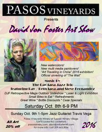 Ray Iaea Jazz Trio at the David Jon Foster Art Show
