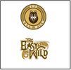 Vinyl Stickers- Round Wolf & The Easy Wild Logo