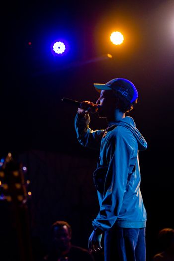 Skid Performing at Nuru Wave Launch
