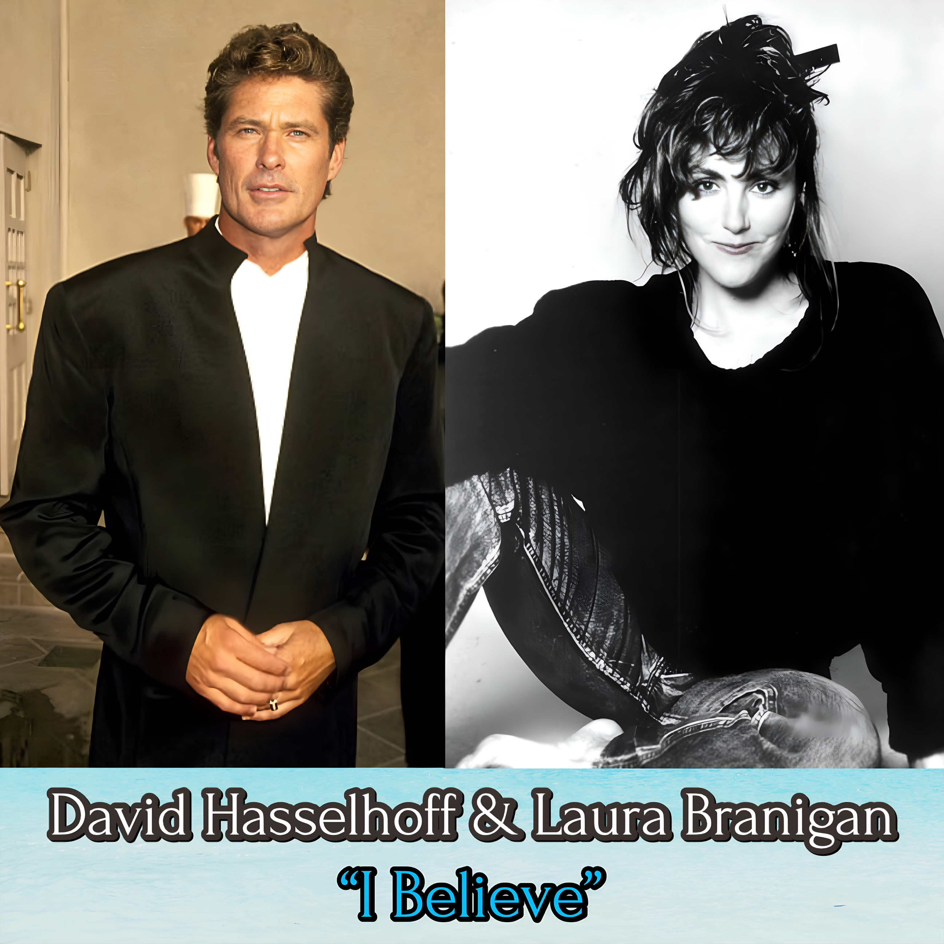 Laura Branigan and David Hasselhoff with the Duet "I Believe" from the ...