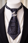 The Midnight Sovereign Tie Necklace