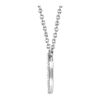 14K White 1/3 CTW Natural Diamond Cluster 16-18" Necklace