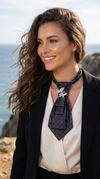 The Midnight Sovereign Tie Necklace