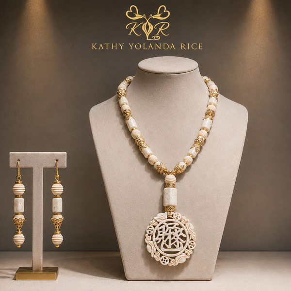 Ivory Dynasty Statement Set