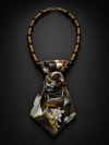 Golden Earth Muse Tie Necklace