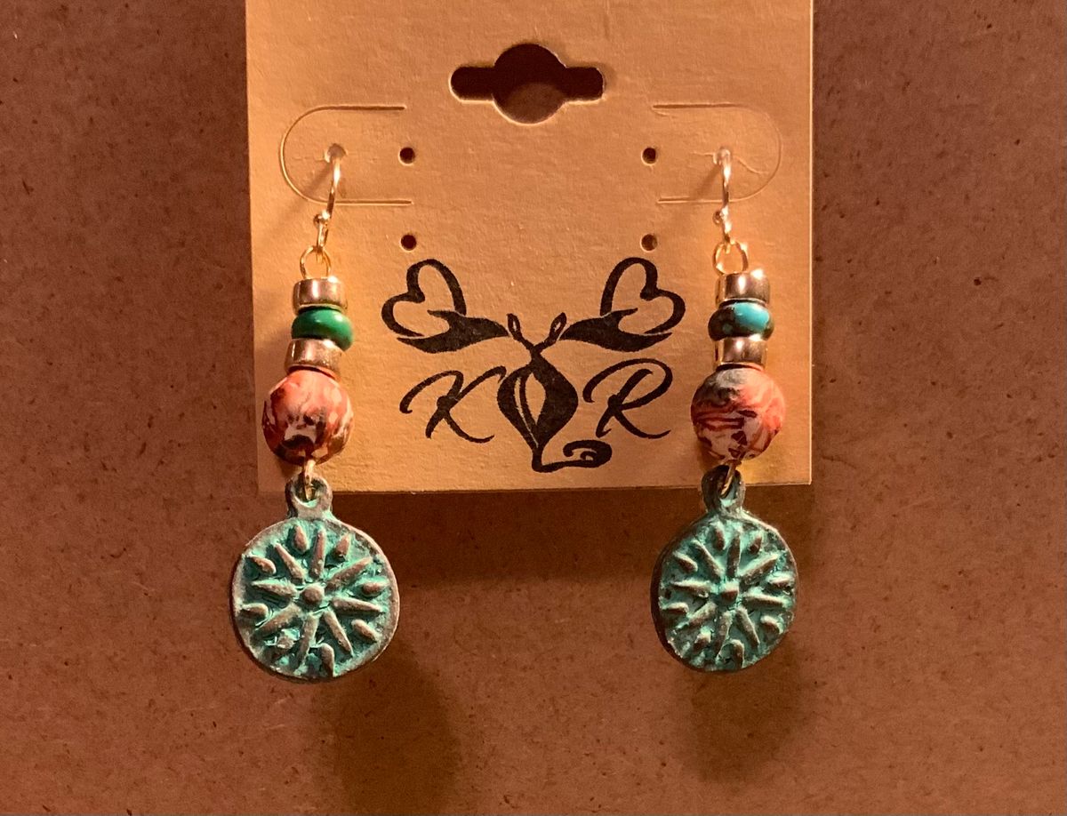 Verdant Sunburst Earrings