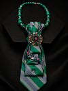 Emerald Muse Statement Tie Necklace