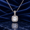 Sapphire Lumière White Sapphire & Diamond Pendant Necklace