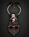 The Vintage Doll Luxe Tie Necklace