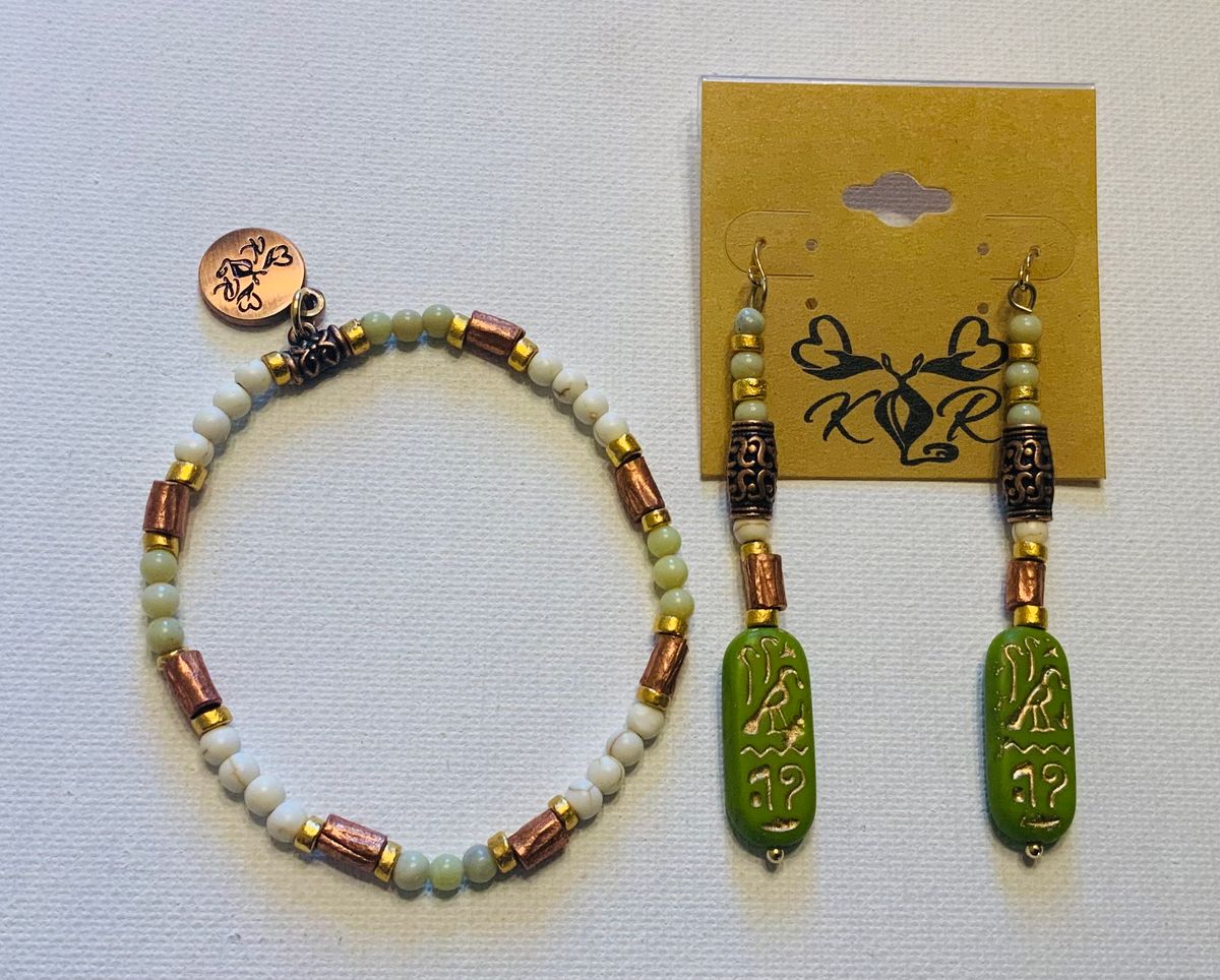 Bracelet and Earring Set