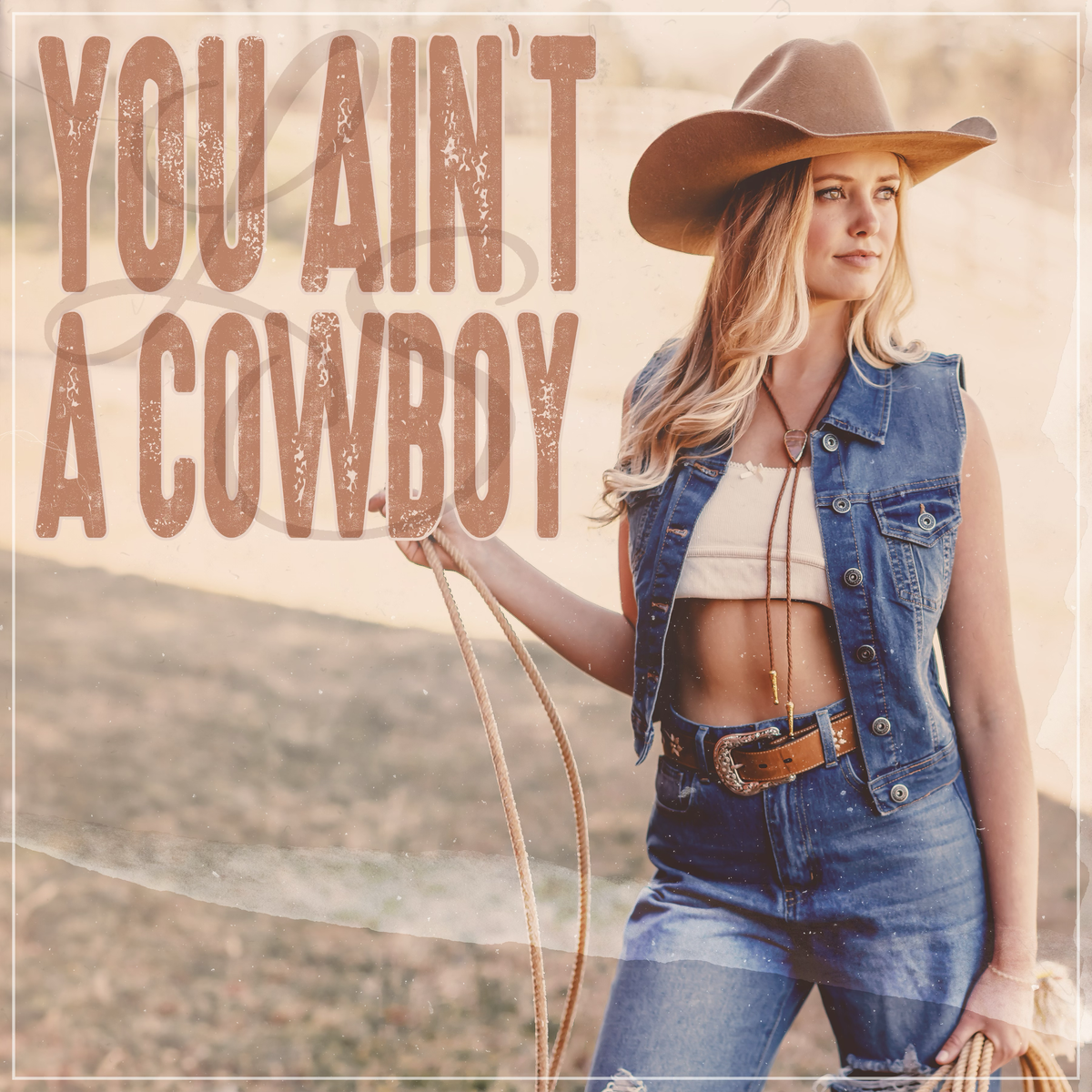 “You Ain’t a Cowboy” Cover Art Sticker