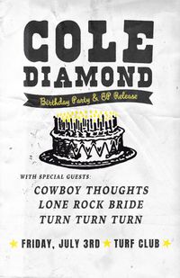 Cole Diamond Birthday Bash & EP Release