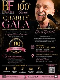 Biz Fashion Magazine & Media 100th Issue Charity Gala with Chris Birkett