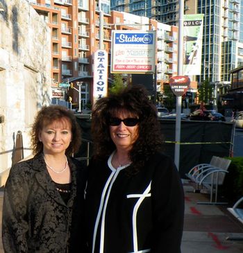 Out and about in Nashville after recording session!
