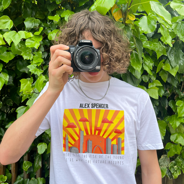 'Rise of the Young' White T-shirt (only small size)